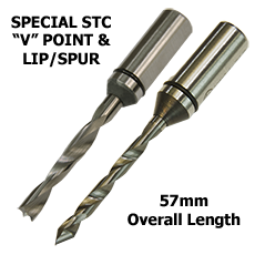 Special Solid Carbide STC Drills 57mm